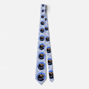 Grizzly Bear in Winter - Original Wildlife Art Tie