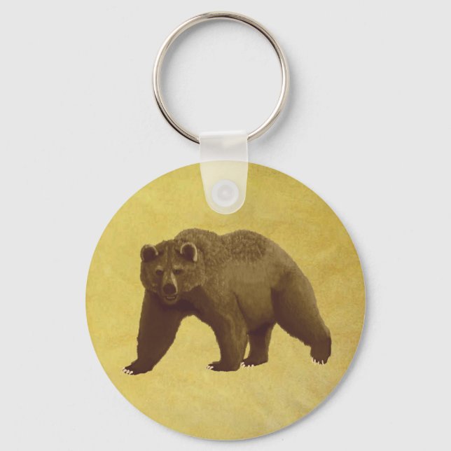 Grizzly Bear Key Ring (Front)