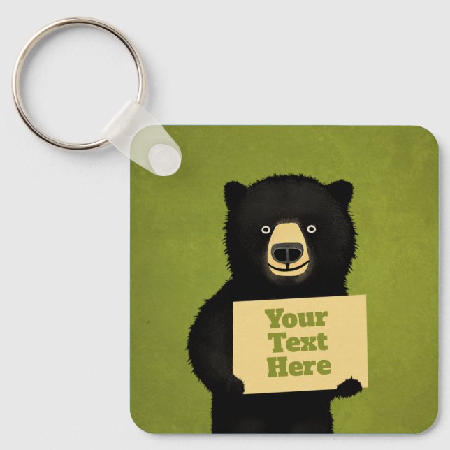 Grizzly Bear Key Ring (Front)