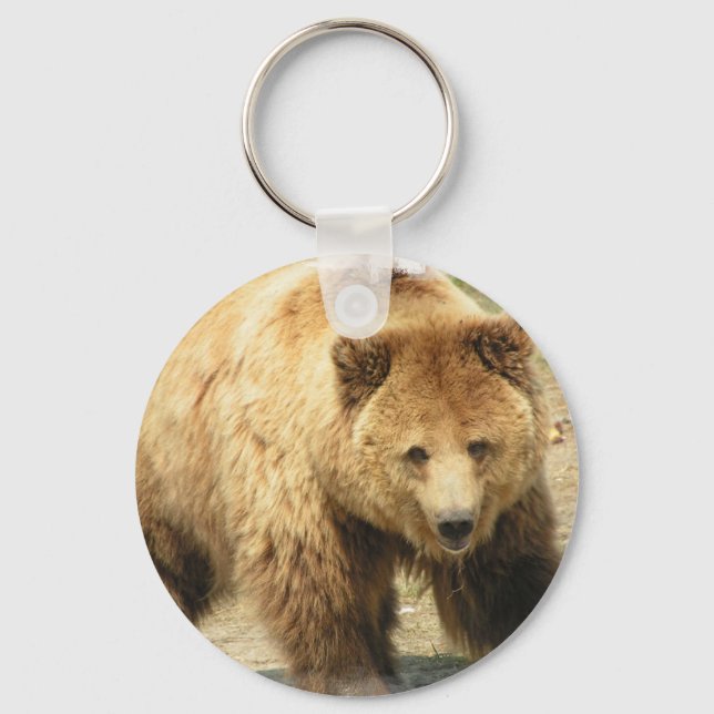 Grizzly Bear Keychain (Front)