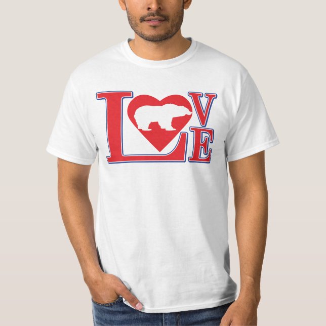 Grizzly Bear Love T-Shirt (Front)