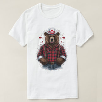Grizzly Bear Lumberjack T-Shirt