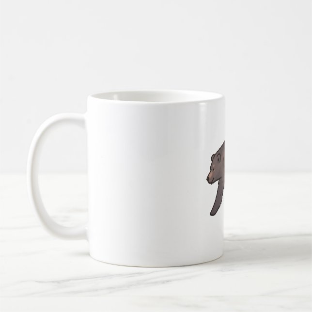 Grizzly bear Magic Coffee Mug (Left)