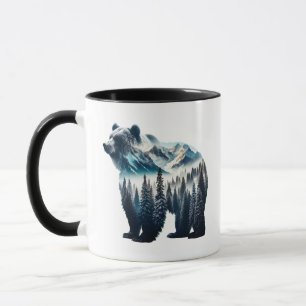 Grizzly Bear Mountains and Forests Mug
