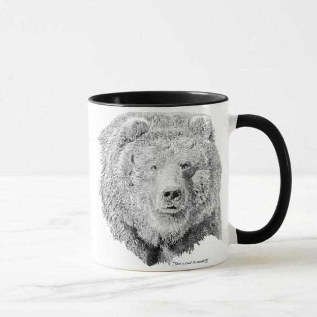 Grizzly Bear Mug (Right)