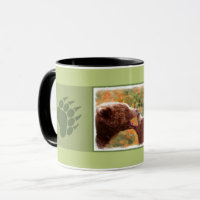 Grizzly Bear Mum and Cub Painting - Wildlife Art