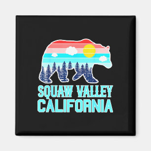 Grizzly bear olympic valley california vintage magnet