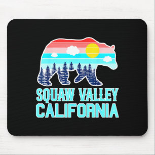 Grizzly bear olympic valley california vintage mouse mat