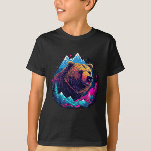 Grizzly bear outdoor nature alaska hunting hiking T-Shirt