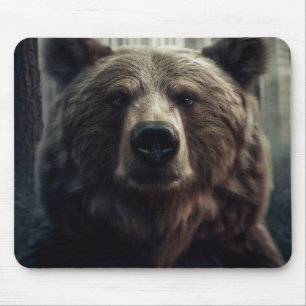 Grizzly Bear Painting Mouse Mat