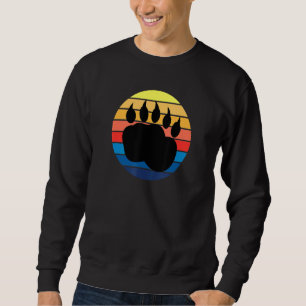 Grizzly Bear Paw Bear Claw Sweatshirt