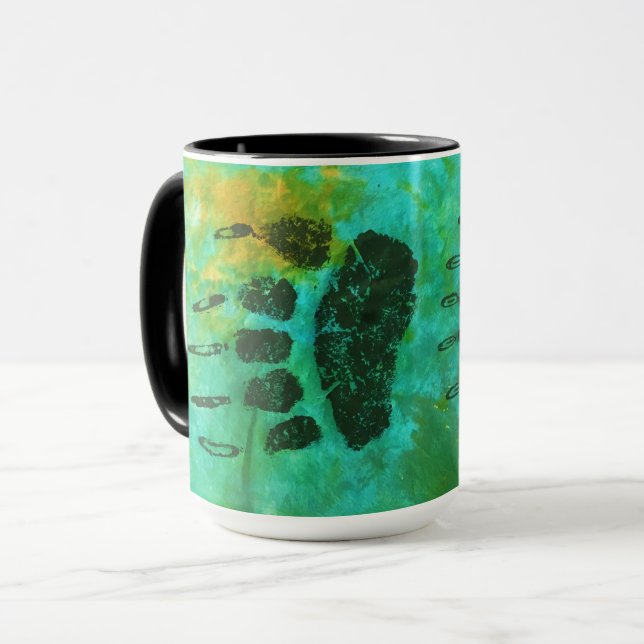 Grizzly Bear Paws - 15 oz. Combo Mug (Front Left)