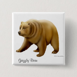Grizzly Bear Pin