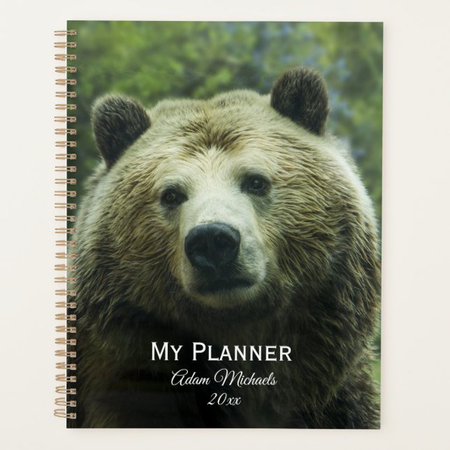 Grizzly Bear Planner (Front)