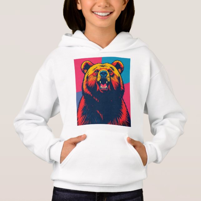 Grizzly Bear Pop Art  (Front)