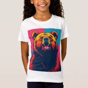Grizzly Bear Pop Art T-Shirt