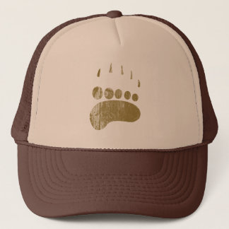 Grizzly Bear Print Trucker Hat