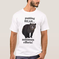 Grizzly Bear Putting Bear Minimum Efforts Funny