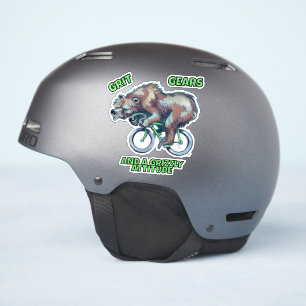 Grizzly Bear Riding A Bicycle