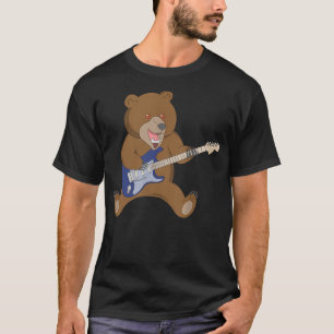 Grizzly Bear Rock Band Guitarist Musician Music Lo T-Shirt