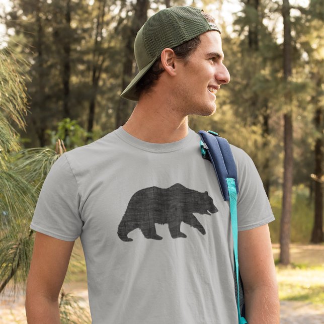Grizzly Bear Silhouette | Wild Animal | Wildlife T-Shirt (Creator Uploaded)