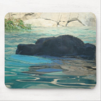 Grizzly Bear Swimming Mouse Mat