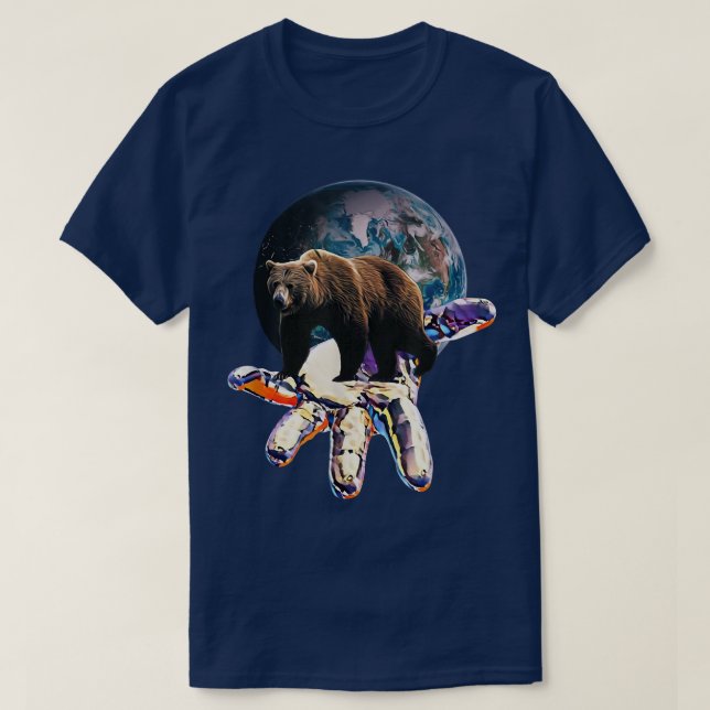 Grizzly Bear  T-Shirt (Design Front)