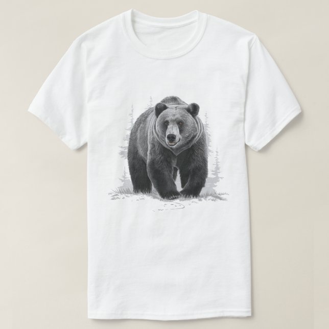 Grizzly Bear T-Shirt (Design Front)
