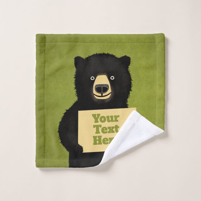 Grizzly Bear Wash Cloth (Wash Cloth)