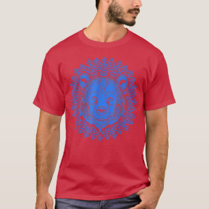 Grizzly Bear Zen Yoga Meditating Bear Lover Animal T-Shirt