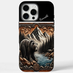 Grizzly By The Stream iPhone 16 Pro Max Case