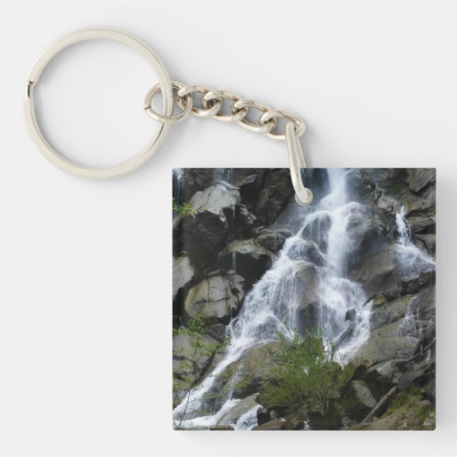 Grizzly Falls, King's Canyon National Park, CA Key Ring (Front)