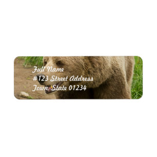 Grizzly Mailing Labels