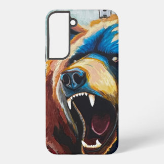 Grizzly Painting - Wildlife Art Samsung Galaxy Case