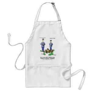 Grizzly Romaines Bear/Lettuce Cartoon Gifts & Tees Standard Apron