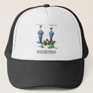 Grizzly Romaines Bear/Lettuce Cartoon Gifts & Tees Trucker Hat