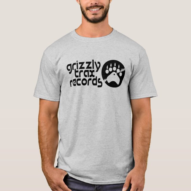 Grizzly Tracks Records Tshirt (Front)