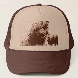 grizzly trucker hat