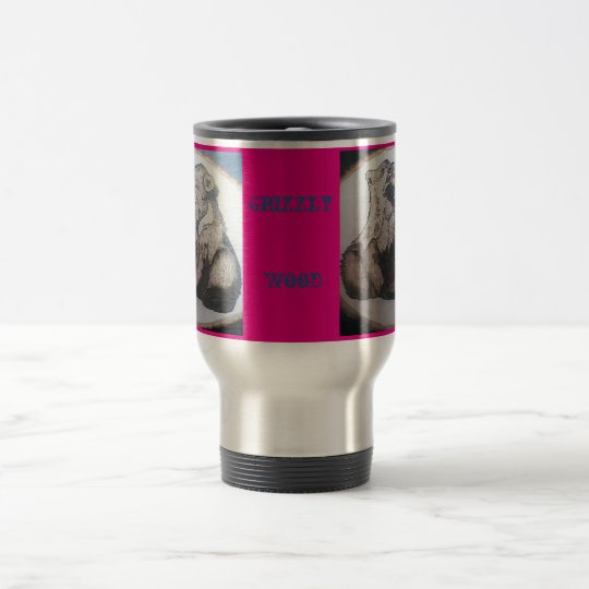 Grizzly Wood Travel Mug