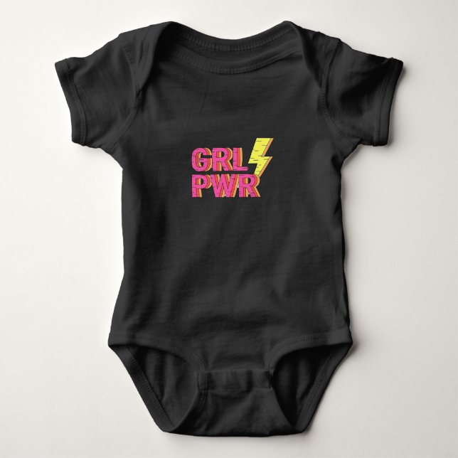 GRL PWR BABY BODYSUIT (Front)