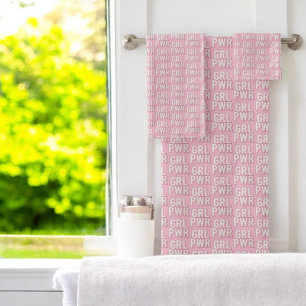GRL PWR BATH TOWEL SET