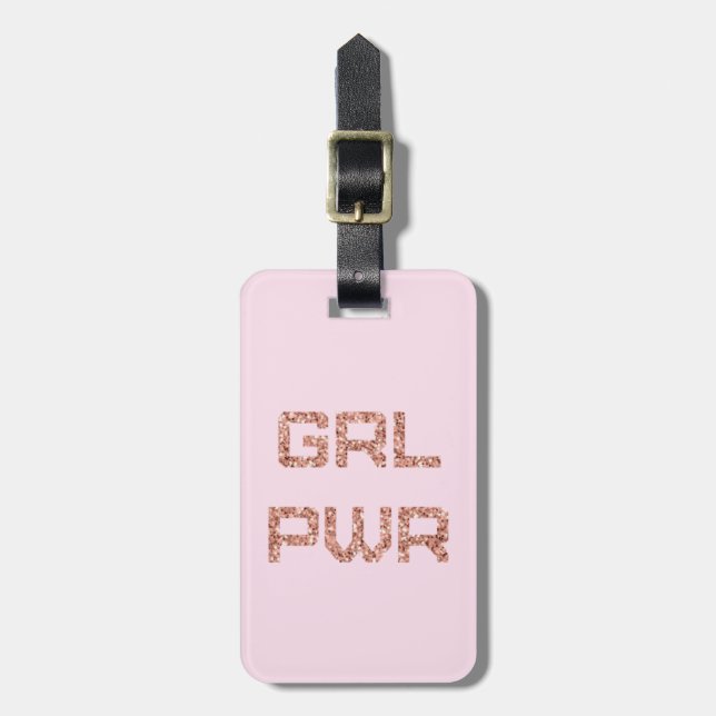 GRL PWR LUGGAGE TAG (Front Vertical)