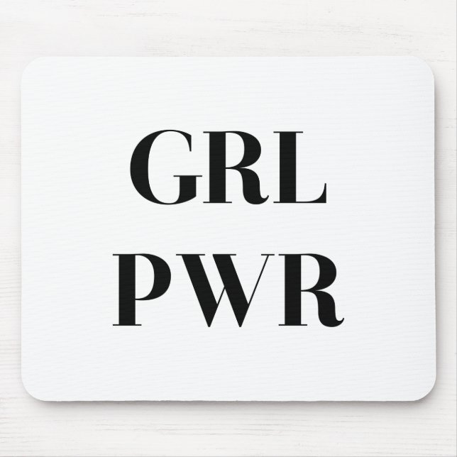 GRL PWR MOUSE MAT (Front)