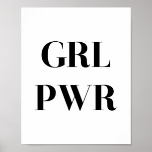 GRL PWR POSTER