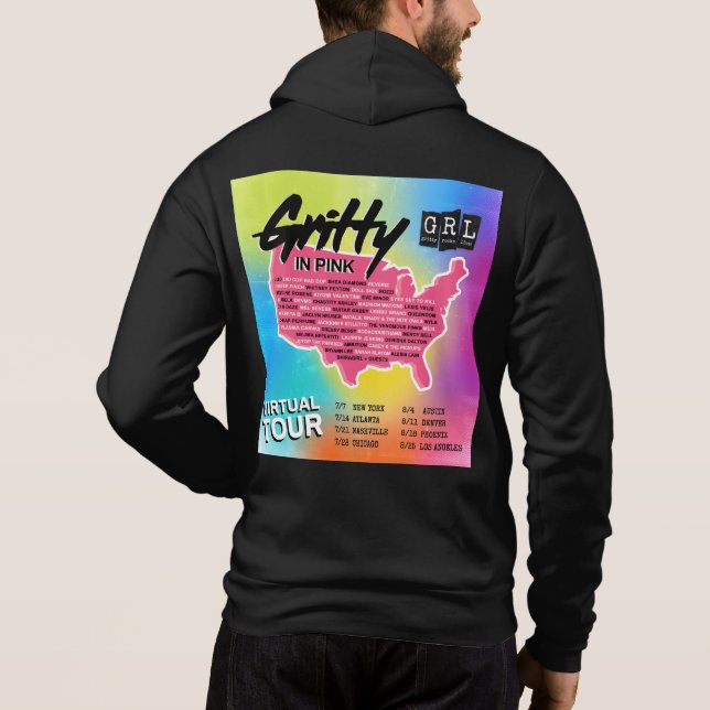 GRL Virtual Tour Hoodie (Back)