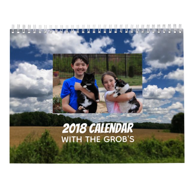 Grob 2018 calender calendar (Back)