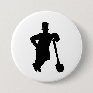 Grobar sa Lopatom  7.5 Cm Round Badge