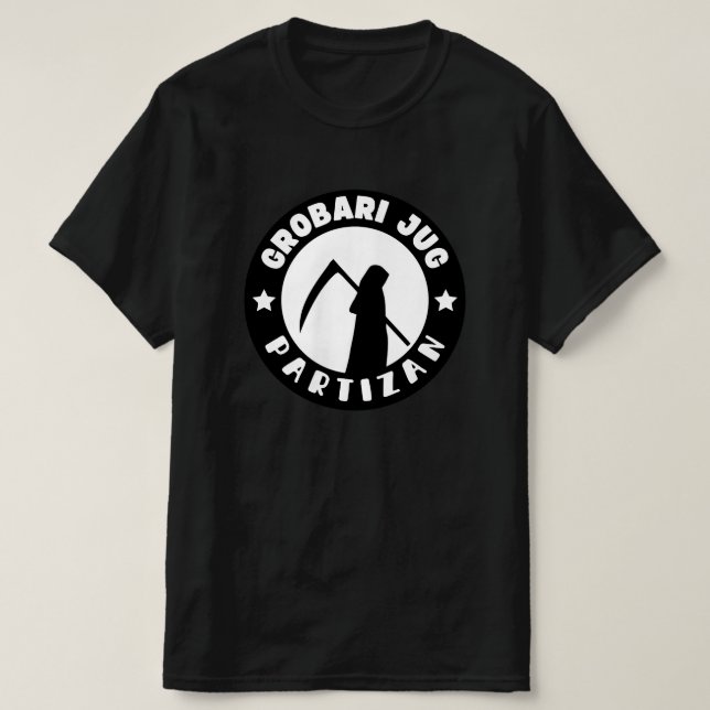 Grobari Jug Partizan T-Shirt (Design Front)