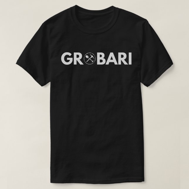 Grobari Ukrsteni Alat T-Shirt (Design Front)