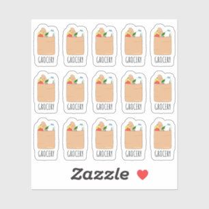 Groceries Bag Daily Shopping Planner 